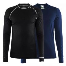 Craft  Be Active  Thermoshirt Heren 2-pack  Donker Grijs   XL
