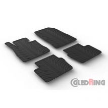 Gledring Mazda 2 11/2014  Rubbermatten  Zwart