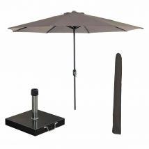 Garden Impressions Lotus Stokparasol   Taupe