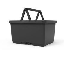 The Basky Company  Fietsmand Basky Black  Zwart