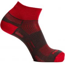 Wrightsock  Eco Explore Quarter  sokken  Donkerrood  Grijs