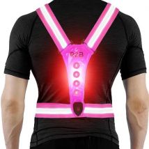 R2B  Hardloopvest oplaadbaar  Roze  Roze