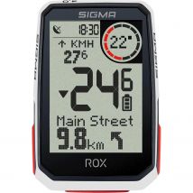 Sigma  fietscomp. ROX 4.0 GPS White HR +sen  Wit