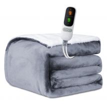 STAUS&BACH   2 Persoons elektrische deken  Grijs