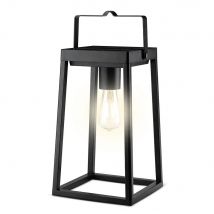 Brendz  solar hang- en tafellamp Tampa  Recht  Zwart