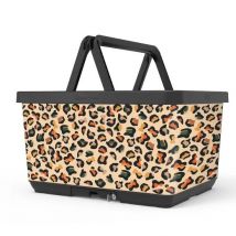 The Basky Company  Fietsmand Basky Wild Gekleurd  Zilver