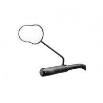 Ergotec  spiegel M-99L aluminium zwart zand  Zwart