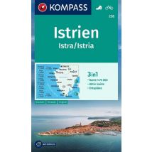 Kompass wandelkaart Istrie