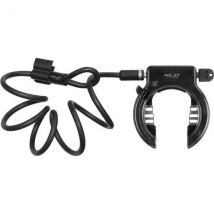 Xlc  Ringslot Retractable + Insteekkabel  Zwart