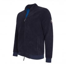 Cappuccino Italia Heren Sherpa Fleece Vest   Blauw