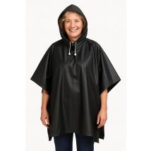 Shobaly  Premium Regen poncho Regenjas Stretch  Zwart