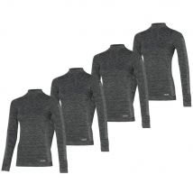 Heatkeeper   4-pack  Dames  Thermoshirt  Zwart