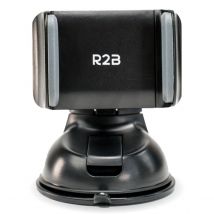 R2B  Telefoonhouders Auto Zuignap Compact  Zwart