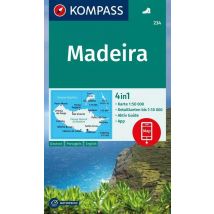 Kompass wandelkaart 234 Madeira