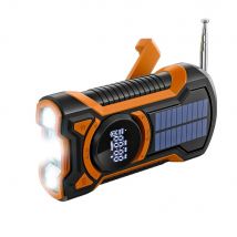 Just in Case Emergency Solar Hand Radio  Zwart