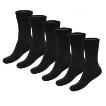 Bamboo Basics  BEAU  Sokken 6-pack unisex  Zwart