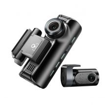 Azdome  M550 Pro 2CH 4K Wifi GPS 64gb dashcam  Zwart