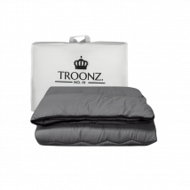 Troonz  Dekbed Zonder Overtrek 240x220  Antraciet