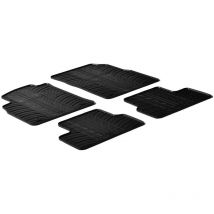 Gledring Opel Astra J 2009-6/2015  Rubbermatten  Zwart