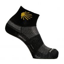 Wrightsock  Eco Explore Quarter  sokken  Zwart-Geel
