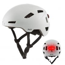 Go-off  PILOT fietshelm met vizier NTA certif.  Wit