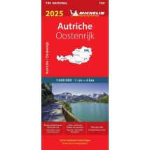 Michelin  wegenkaart 730 Oostenrijk 2025  Diversen