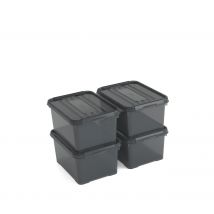 Curver  Handy+ Opbergbox  4 stuks van 15L  Gray