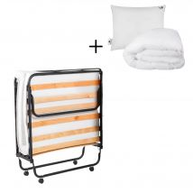 Troonz  Campingbed Venetia  90 x 190  Set  Zwart