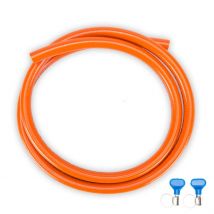 Gimeg  HD gasslang pvc met 2 slangklemmen 1,5m  Oranje