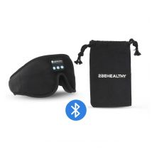 2BEHEALTHY  3D Slaapmasker met Bluetooth  Zwart