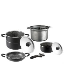 Brunner  Pirate Pannenset 7+1 Ø 22  Zwart