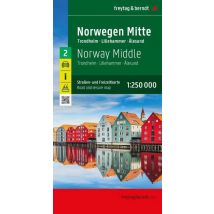 Wegenkaart F&B Noorwegen 2 Midden