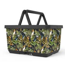 The Basky Company  Fietsmand Basky Totally Toekan  Geel