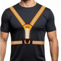 R2B  Hardloopvest oplaadbaar  Oranje