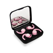 2BEHEALTHY  Reis/Slaap oordoppen  2 Paar (M&L)  Roze  Roze