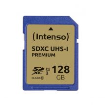 Intenso  SDXC kaart UHS-I Premium  128GB  Blauw