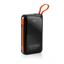 MOJOGEAR  20.000 mAh Powerbank met Kabels  Zwart