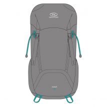 Highlander Outdoor  rugzak Ivar dames 38L  Grijs