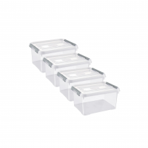 Curver  Handy+ Opbergbox  15L  4 stuks  Wit