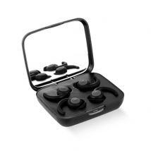 2BEHEALTHY  Reis/Slaap oordoppen  2 Paar (M&L)  Zwart  Zwart