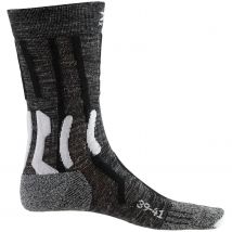 X-socks  Trek Linnen Crew wandelsokken Dames  Grijs  Zwart