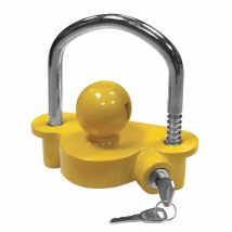 Streetwize  Koppelingsslot voor Caravans en aanhangers  Geel