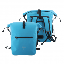 Voltano  Luxe Enkele Fietstas / Rugtas 28L  Pruisisch blauw