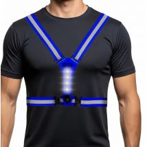 R2B  Hardloopvest oplaadbaar  Blauw
