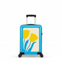 Bhppy  Tulip  Handbagage Koffer  54cm  Lichtblauw