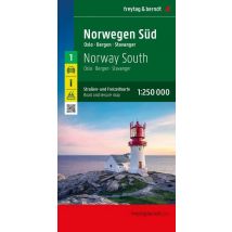 Freytag & Berndt  Wegenkaart F&B Noorwegen 1 Zuid  Diversen