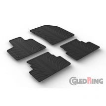 Gledring Opel Grandland X 10/2017  Rubbermatten  Zwart