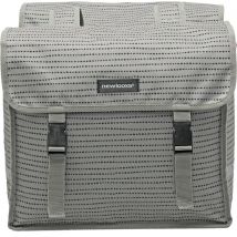 New Looxs  fietstas dubbel Fiori nomi grey 30L  grijs