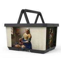 The Basky Company  Fietsmand  Basky Het Melkmeisje  Beige