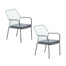 Garden Impressions Ross 2 st Tuinstoel   Groen